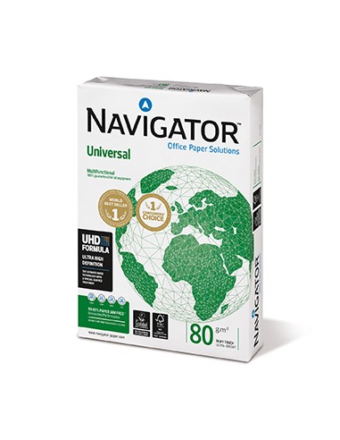 Papel 080gr Fotocopia A4 Navigator Universal 1x500 Folhas