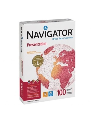 Papel 100gr Fotocopia A4 Navigator Presentation 1x500 Folhas