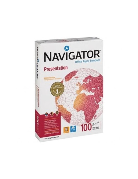 Papel 100gr Fotocopia A4 Navigator Presentation 1x500 Folhas