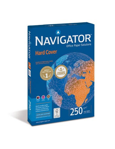 Papel 250gr Fotocopia A4  Navigator Hard Cover 1x125Folhas