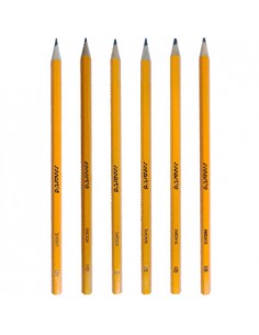 Lapis Grafite 2H HB B 2B 4B 6B SmartD Blister 6un