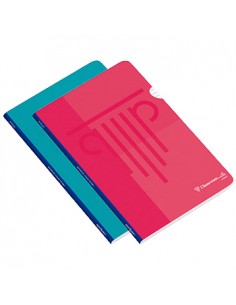 Caderno Agrafado A4 Ambar PP Pautado 90gr 48Fls 2un