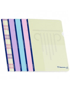 Caderno Agrafado A4 Ambar PP Pautado 90gr 48Fls Pastel 1un