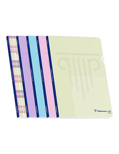 Caderno Agrafado A4 Ambar PP Pautado 90gr 48Fls Pastel 1un