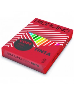 Papel Fotocopia Copy Tinta(F605) A4 80gr Vermelho 1x500Fls