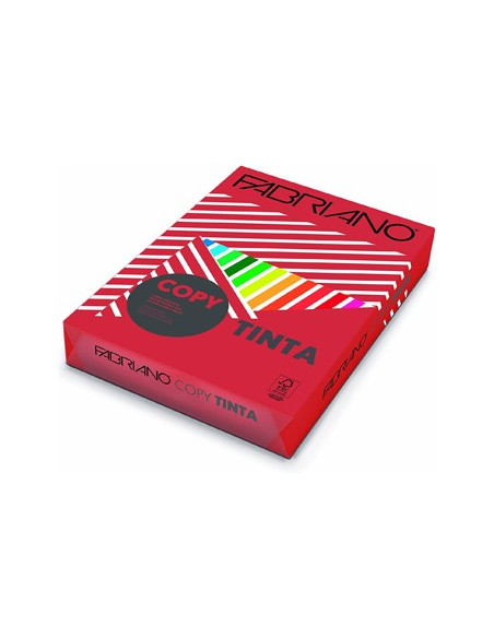Papel Fotocopia Copy Tinta(F605) A4 80gr Vermelho 1x500Fls