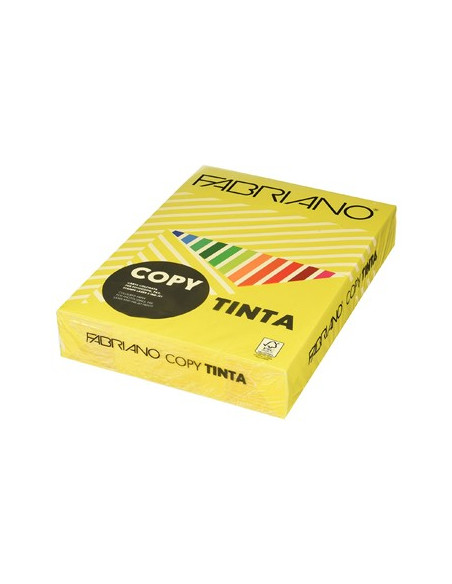 Papel Fotocopia Copy Tinta(F606) A4 80gr Amarelo 1x500Fls