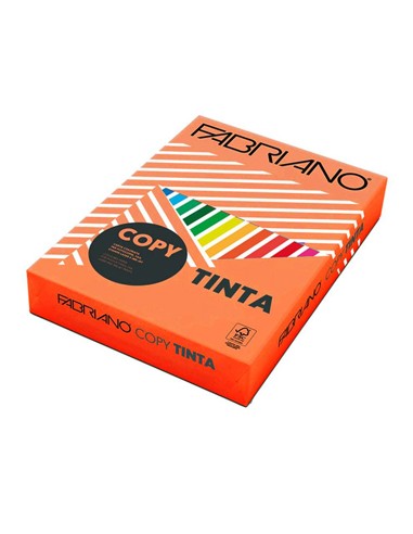 Papel Fotocopia Copy Tinta(F685) A4 80gr Laranja 1x500Fls