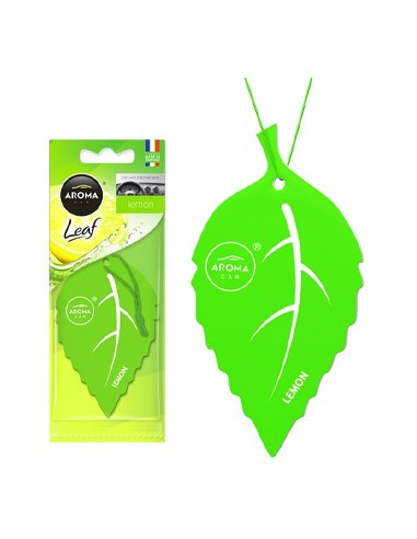 Ambientador Carro Aroma Car Leaf Lemon