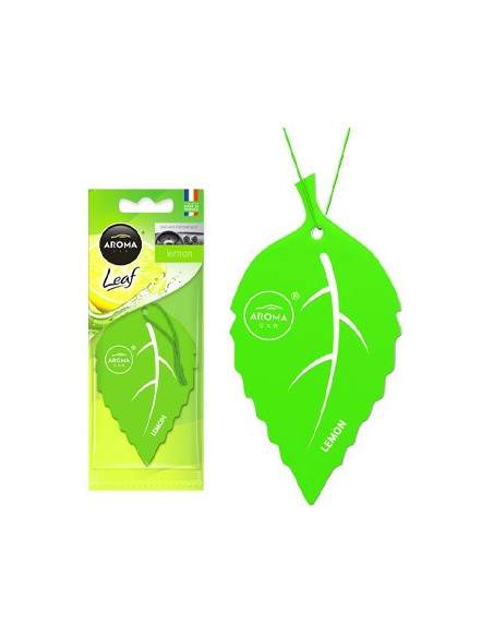 Ambientador Carro Aroma Car Leaf Lemon