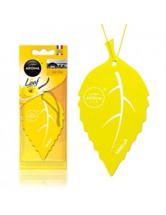 Ambientador Carro Aroma Car Leaf Vanilla