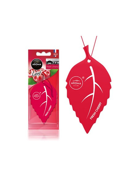 Ambientador Carro Aroma Car Leaf Fresh Cherry