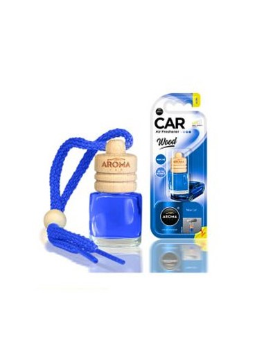 Ambientador Carro Aroma Car Wood New Car 6ml