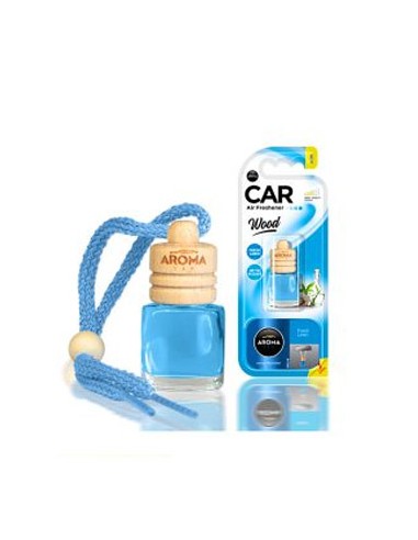 Ambientador Carro Aroma Car Wood Fresh Linen 6ml