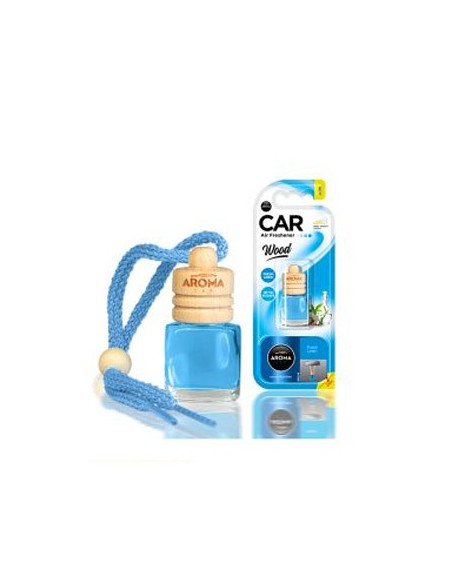 Ambientador Carro Aroma Car Wood Fresh Linen 6ml
