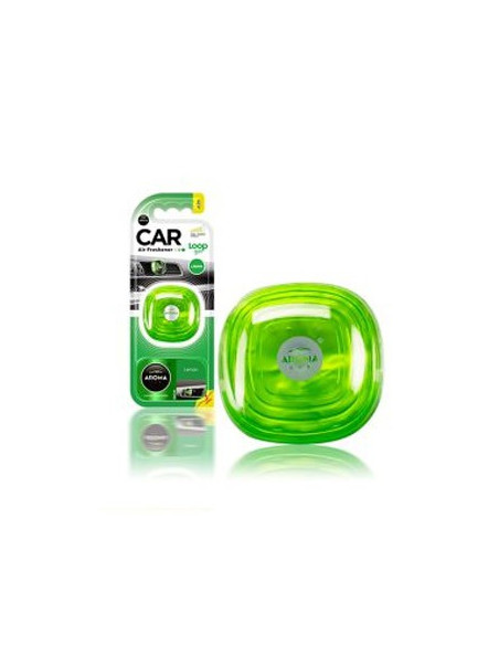 Ambientador Carro Aroma Car Loop Gel Lemon
