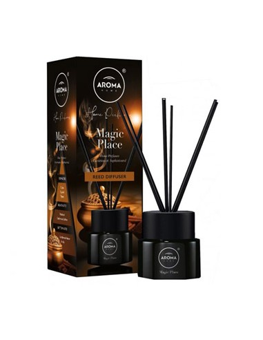 Ambientador Aroma Home Black S. Sticks Magic Place 100ml