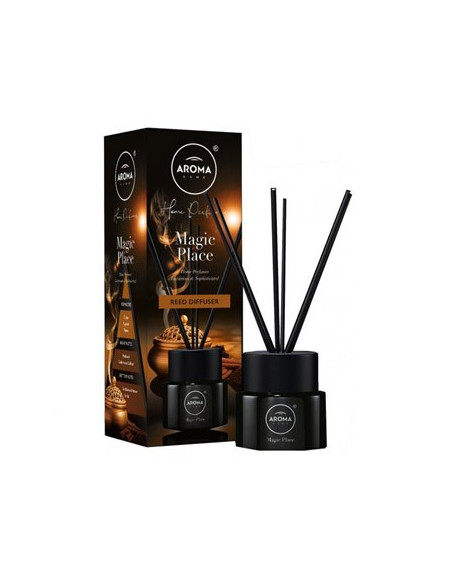 Ambientador Aroma Home Black S. Sticks Magic Place 100ml