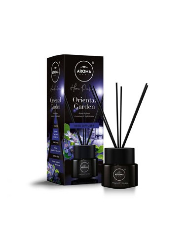 Ambientador Aroma Home Black S. Sticks Oriental Garden 100ml