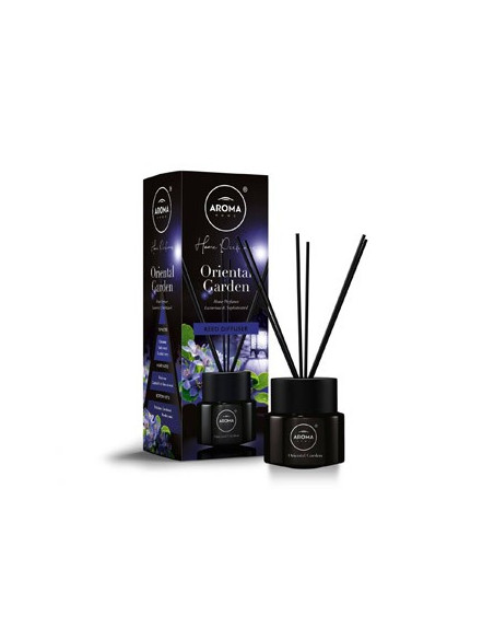 Ambientador Aroma Home Black S. Sticks Oriental Garden 100ml