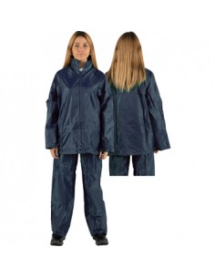 Fato Chuva com Forro Tamanho XXL Azul Escuro