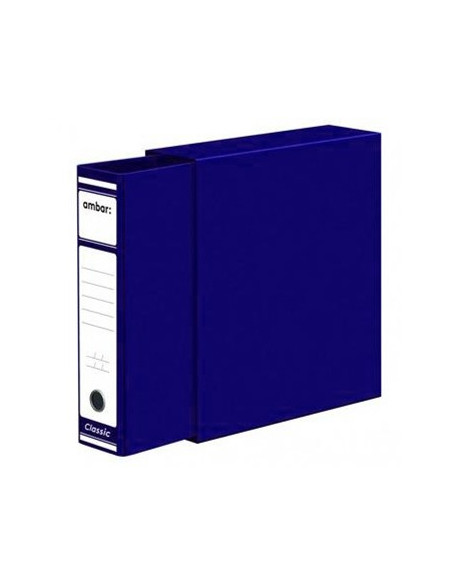 Pasta Arquivo+Cx Fixa L80 310x290 Comercial Azul - 1un