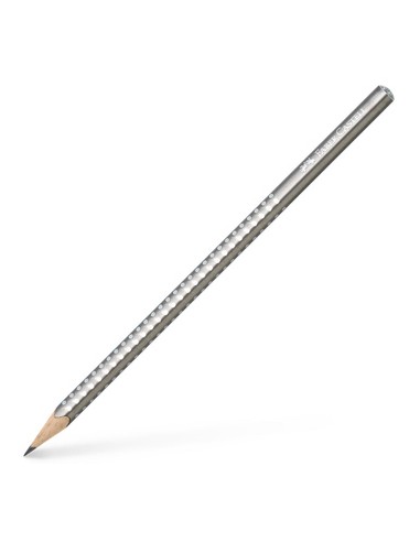 Lápis Grafite 1B Faber-Castell Sparkle Pearl Prateado