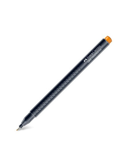 Marcador Fino 0,4mm Faber-Castell Amarelo Claro 1un