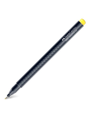 Marcador Fino 0,4mm Faber-Castell Amarelo Cadmio 1un