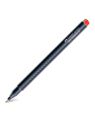 Marcador Fino 0,4mm Faber-Castell Laranja 1un