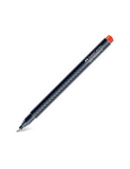Marcador Fino 0,4mm Faber-Castell Laranja 1un