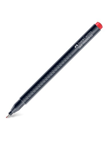 Marcador Fino0,4mm Faber-Castell Vermelho Geranio Claro 1un