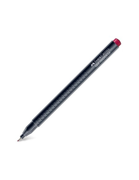 Marcador Fino 0,4mm Faber-Castell Carmin 1un