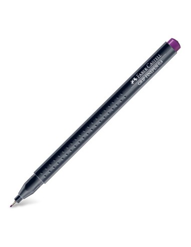 Marcador Fino 0,4mm Faber-Castell Carmesim 1un