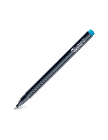 Marcador Fino 0,4mm Faber-Castell Azul 1un