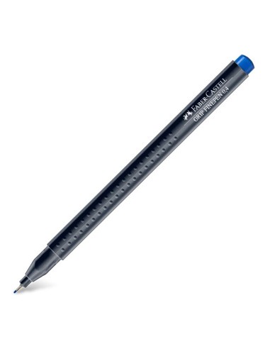 Marcador Fino 0,4mm Faber-Castell Azul Helio Avermelhado 1un