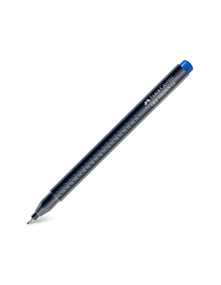 Marcador Fino 0,4mm Faber-Castell Azul Helio Avermelhado 1un