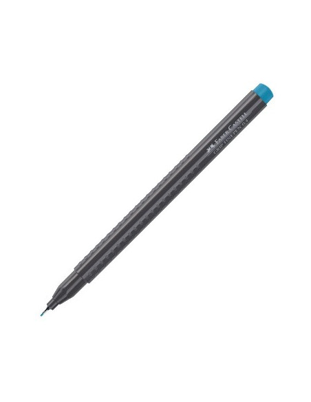 Marcador Fino 0,4mm Faber-Castell Turquesa Cobalto 1un