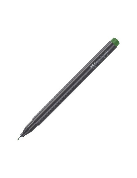 Marcador Fino 0,4mm Faber-Castell Verde Oliveira 1un