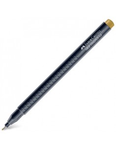 Marcador Fino0,4mm Faber-Castell Castanho 1un