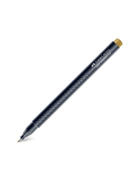 Marcador Fino0,4mm Faber-Castell Castanho 1un