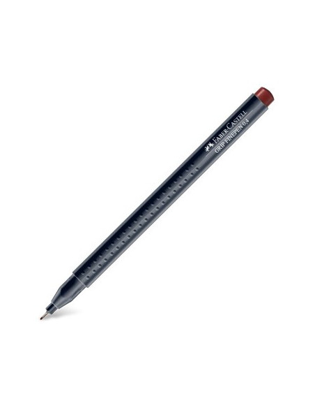 Marcador Fino 0,4mm Faber-Castell Ocre Queimado 1un