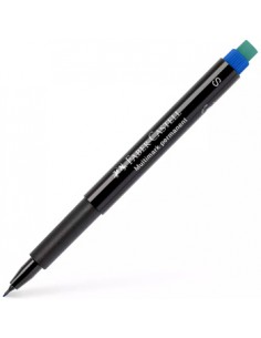 Marcador Permanente SuperFino 0,4mm Faber-Castell Azul