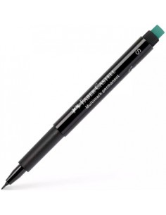 Marcador Permanente SuperFino 0,4mm Faber-Castell Preto
