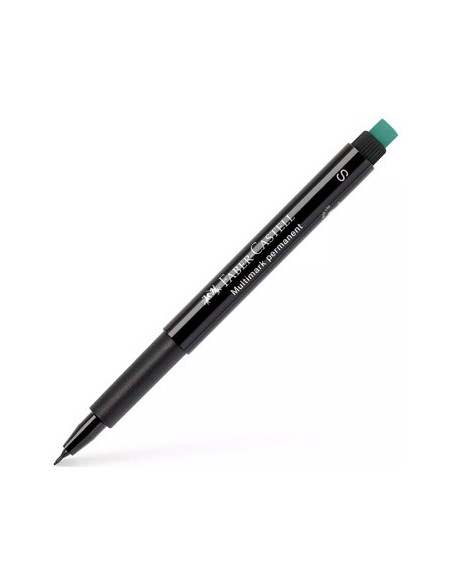 Marcador Permanente SuperFino 0,4mm Faber-Castell Preto