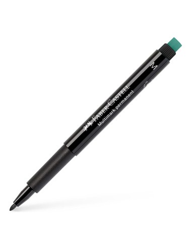 Marcador Permanente Medio 0,9mm Faber-Castell Preto