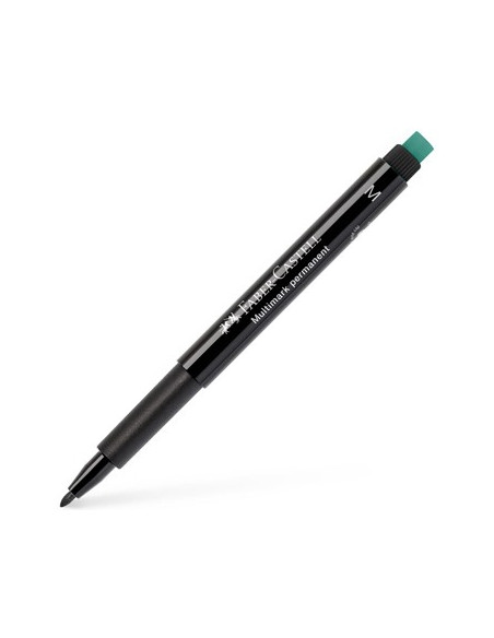 Marcador Permanente Medio 0,9mm Faber-Castell Preto