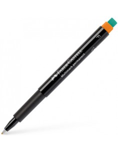 Marcador Permanente Fino 0,7mm Faber-Castell Laranja