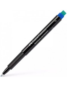 Marcador Permanente Fino 0,7mm Faber-Castell Azul