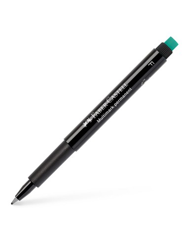 Marcador Permanente Fino 0,7mm Faber-Castell Preto